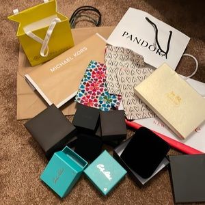 Authentic boxes and bags for sale.